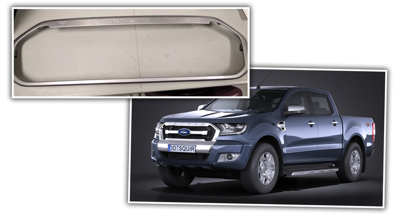 Illustration for article titled Take A Sneak Peek At The New Ford Ranger's Grille Shape